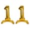 Beistle 26" Gold Self-Standing Foil Balloon Numbers, 2ct.